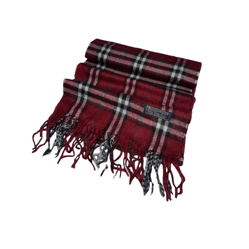 Écharpe Burberry Rouge Nova Check