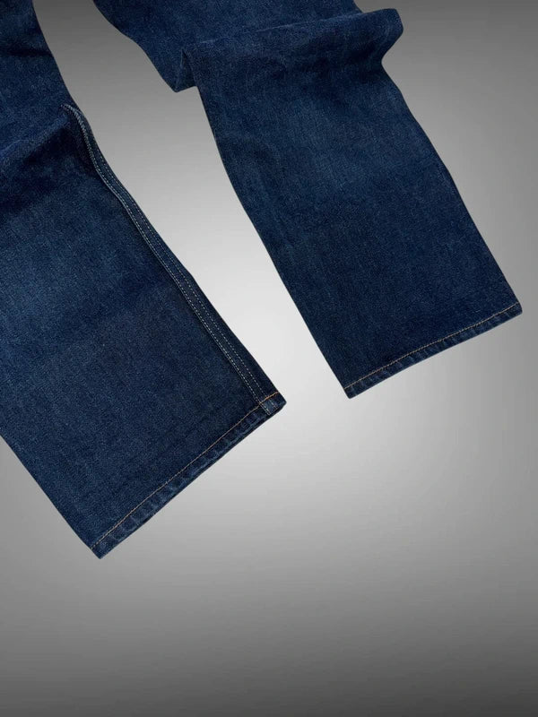 Evisu Tiger Embroidered Straight Jeans