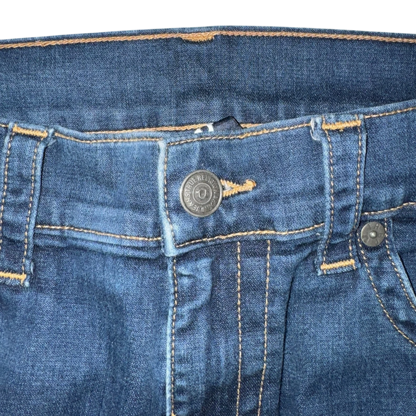 True Religion Blue Straight Leg Jeans