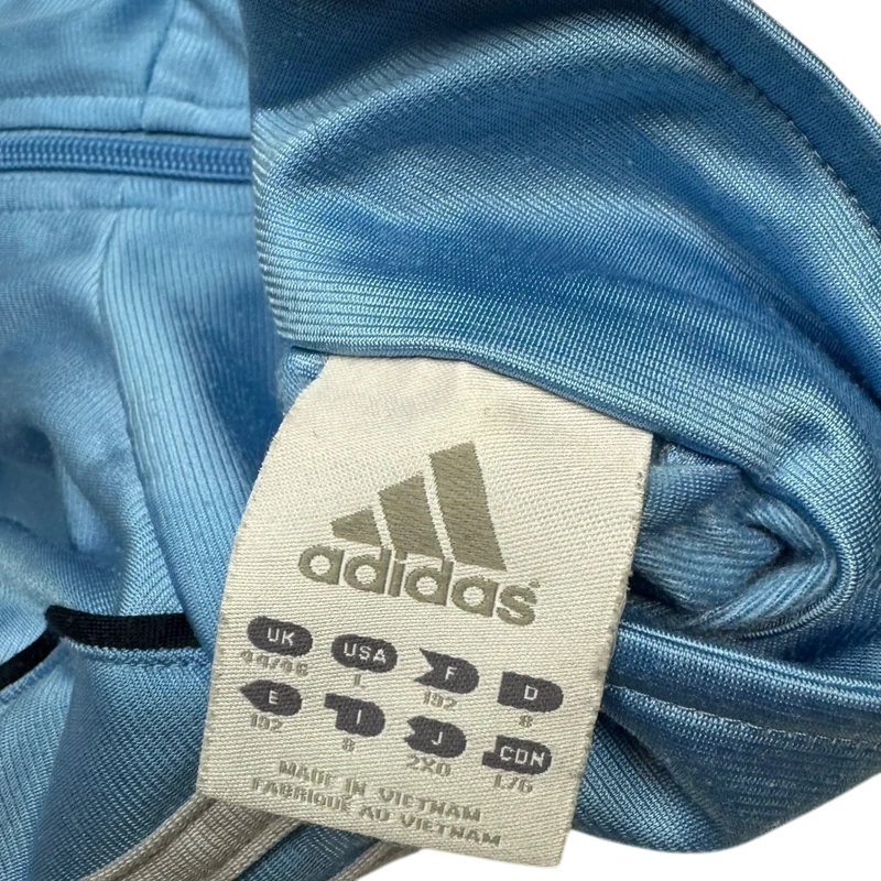 Veste de survêtement bleu clair Adidas