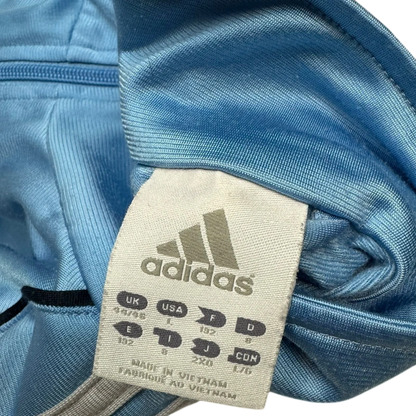Veste de survêtement bleu clair Adidas