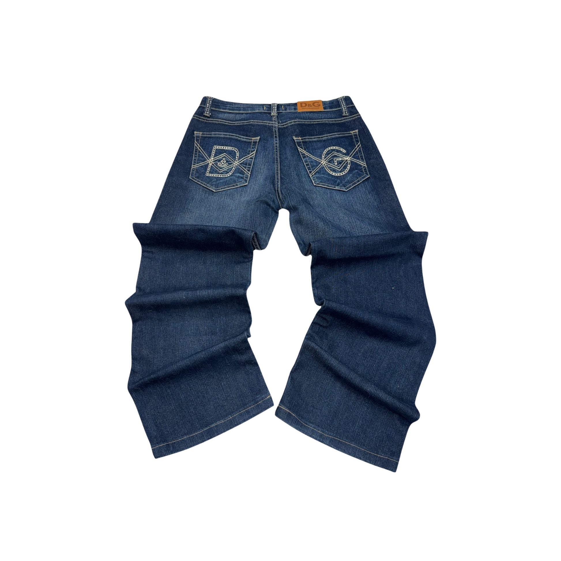 D&G Wide Leg Blue Jeans