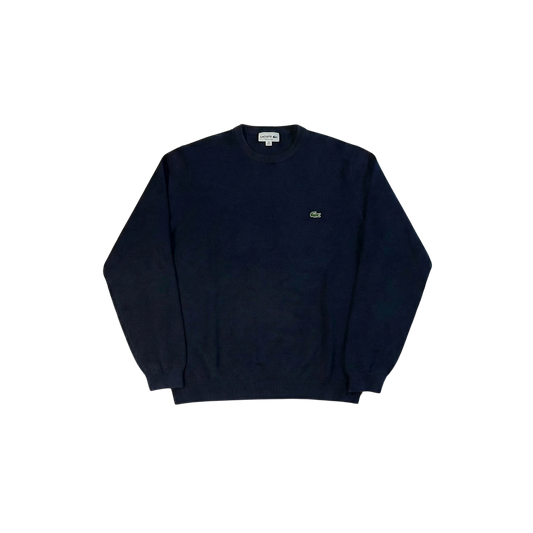Lacoste Navy Plain Knit Sweater