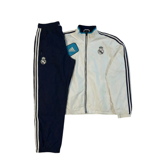 Adidas Real Madrid White Tracksuit