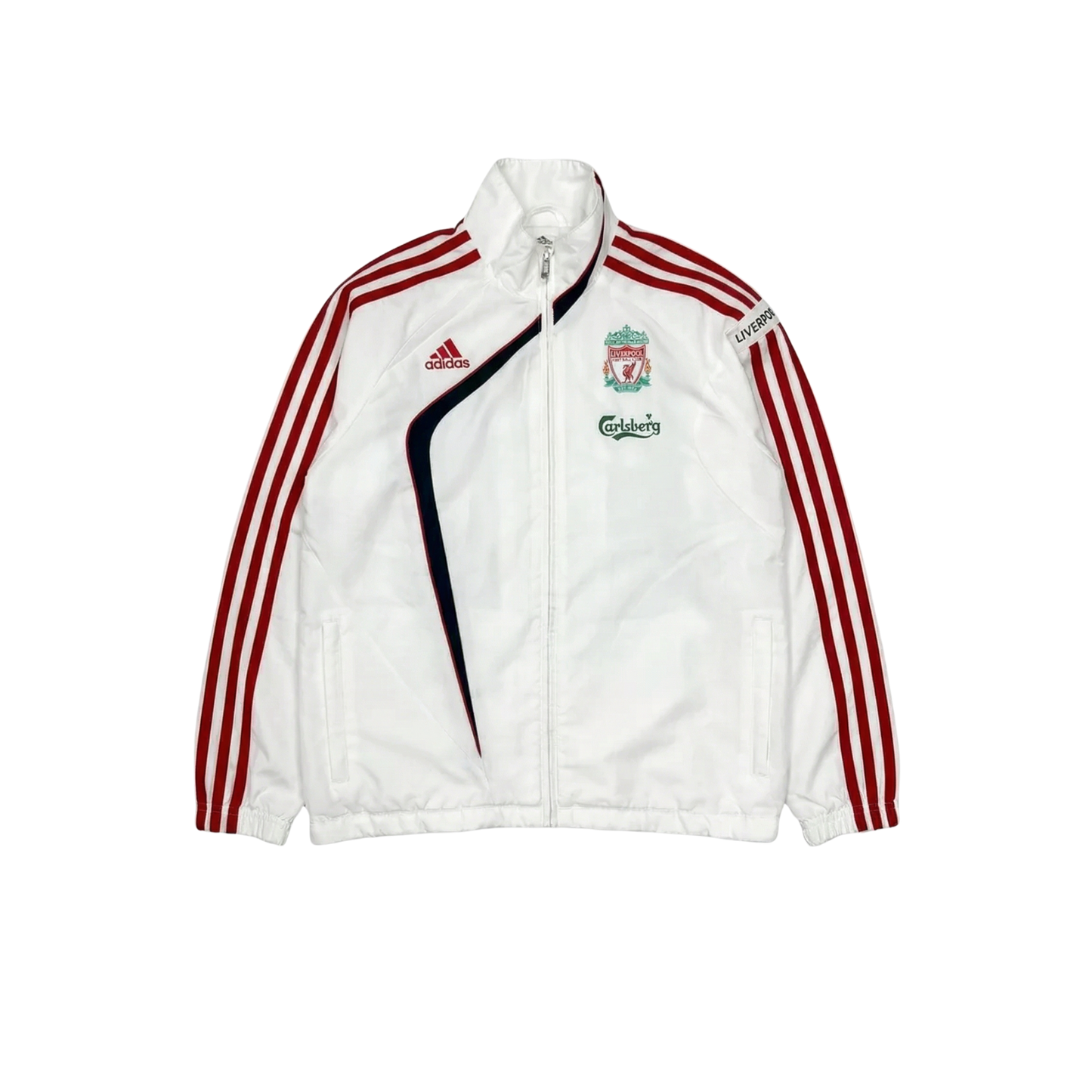Adidas Liverpool FC White Track Jacket
