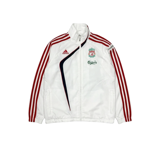 Adidas Liverpool FC White Track Jacket