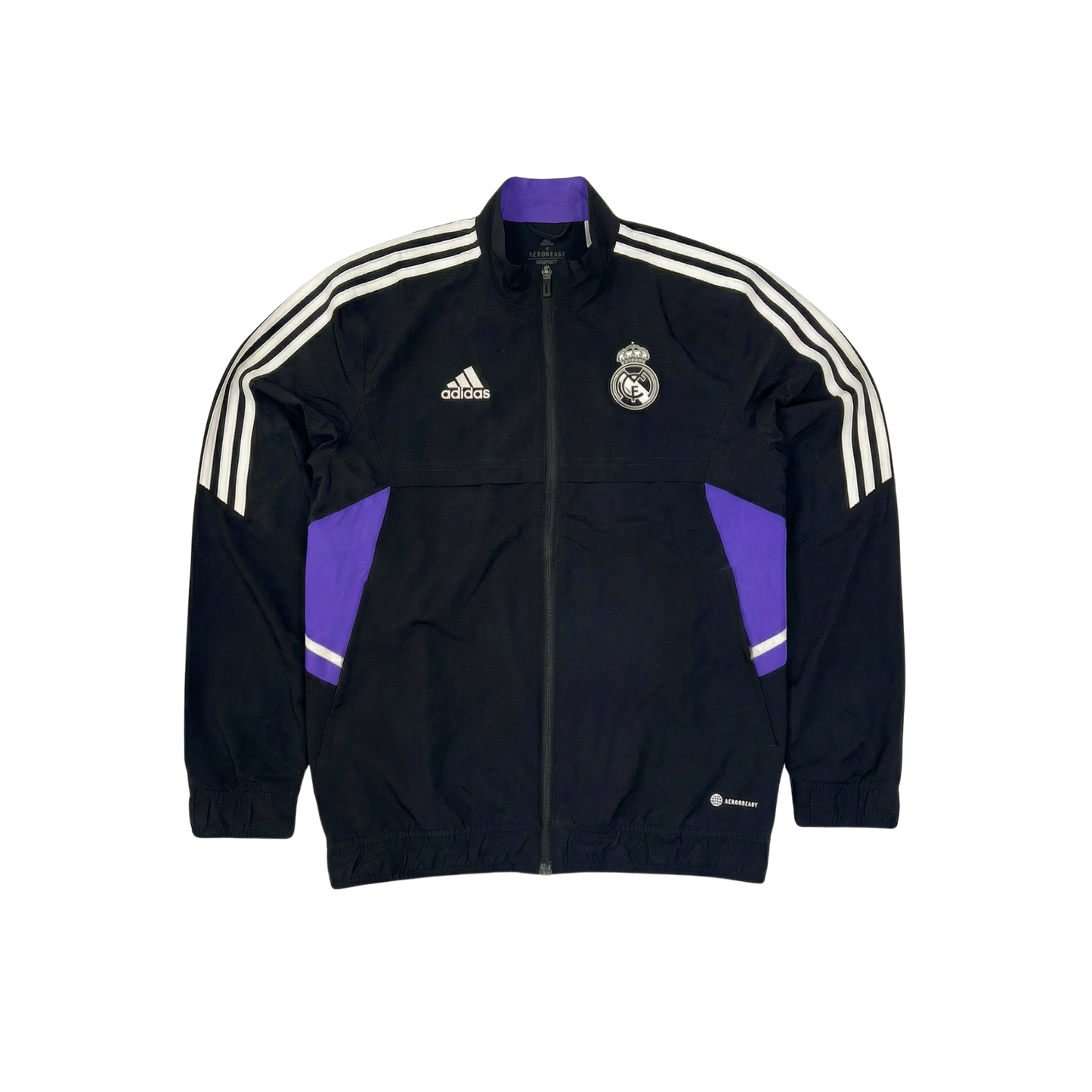 Adidas Real Madrid Black Track Jacket