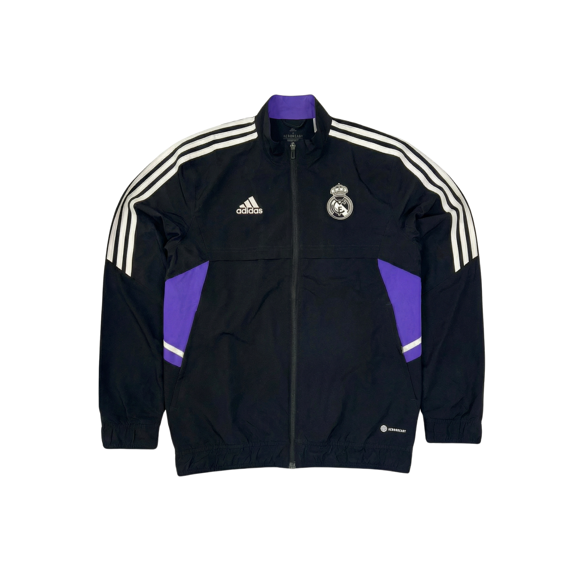 Adidas Real Madrid Black Track Jacket