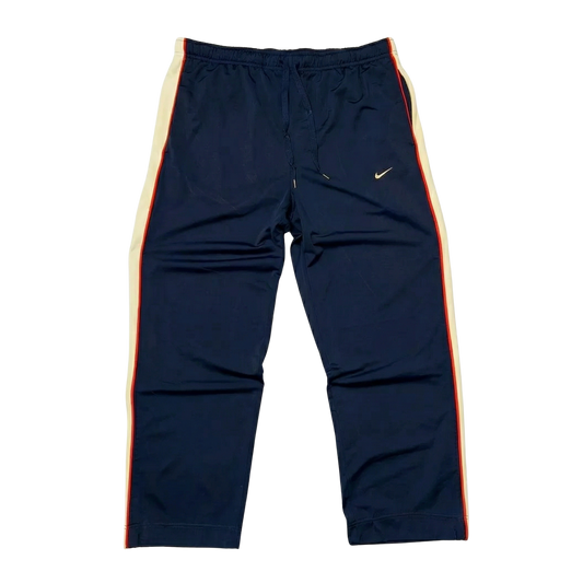 Nike Navy Track Pants Red Stripe