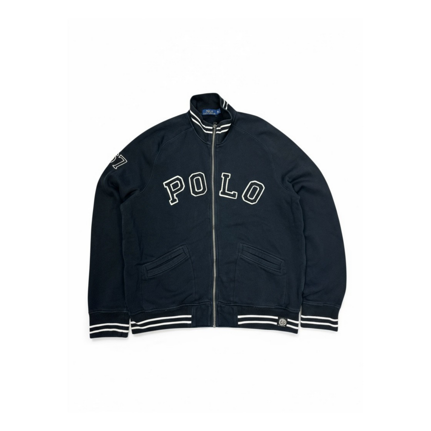 Polo Ralph Lauren Black Zip Track Jacket