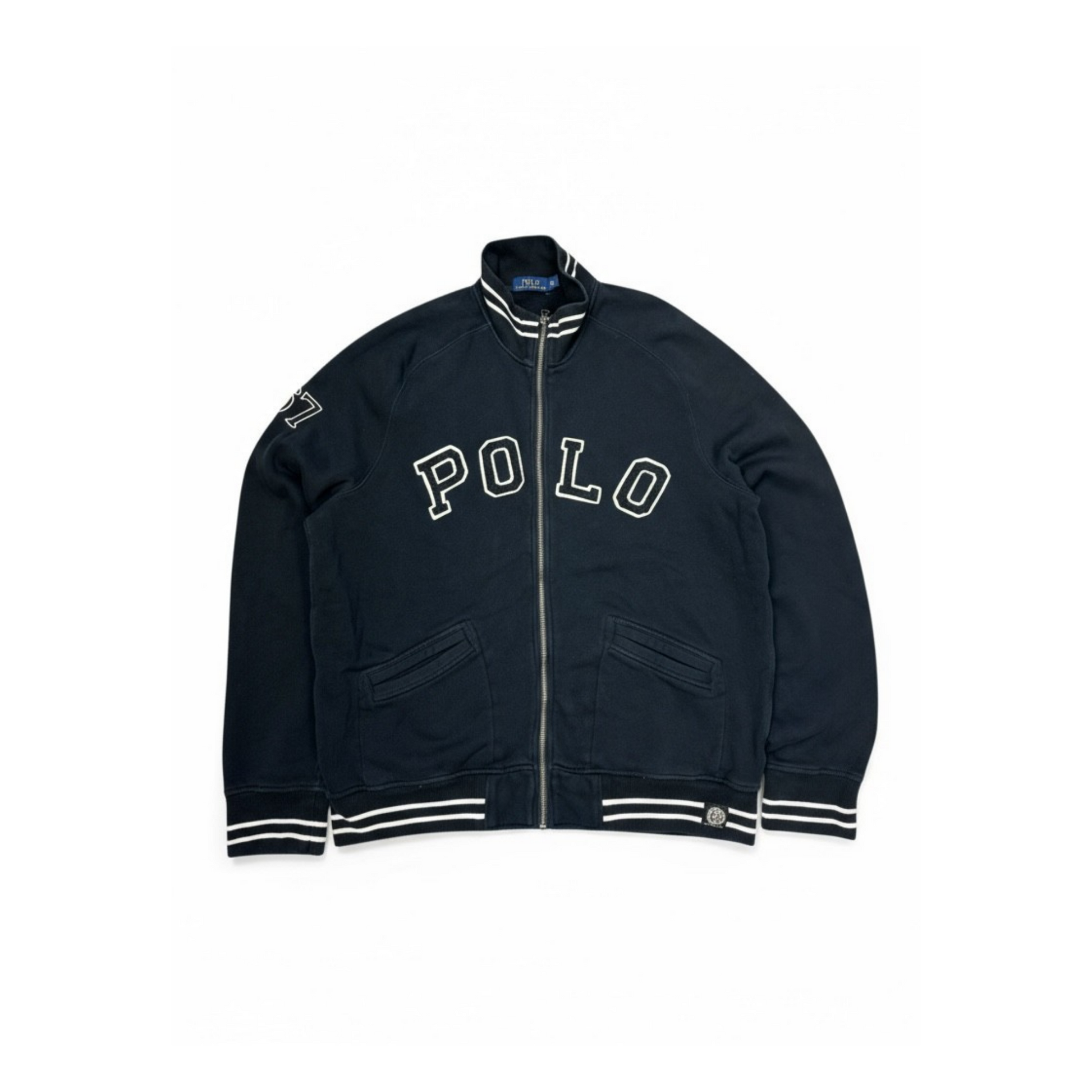 Polo Ralph Lauren Black Zip Track Jacket