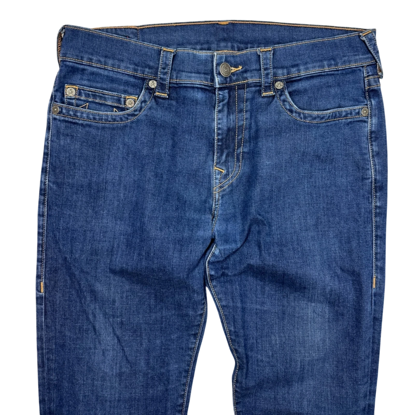 True Religion Blue Straight Leg Jeans