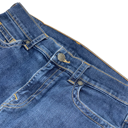 True Religion Blue Straight Leg Jeans