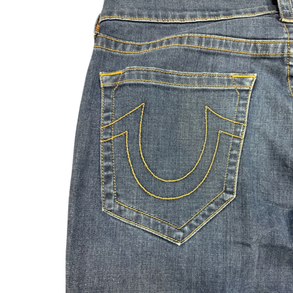 True Religion Blue Straight Leg Jeans