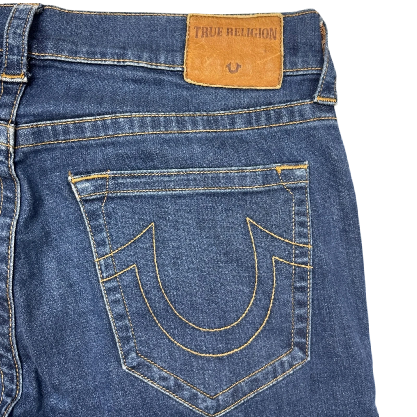 True Religion Blue Straight Leg Jeans