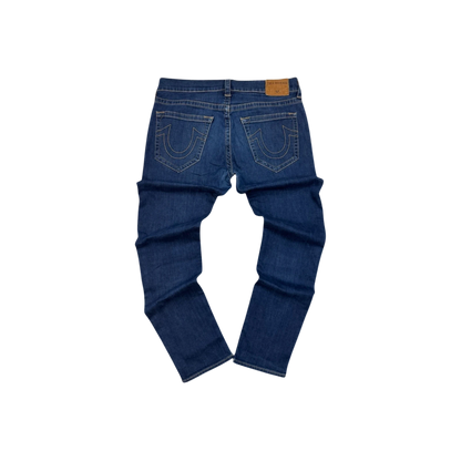 True Religion Blue Straight Leg Jeans