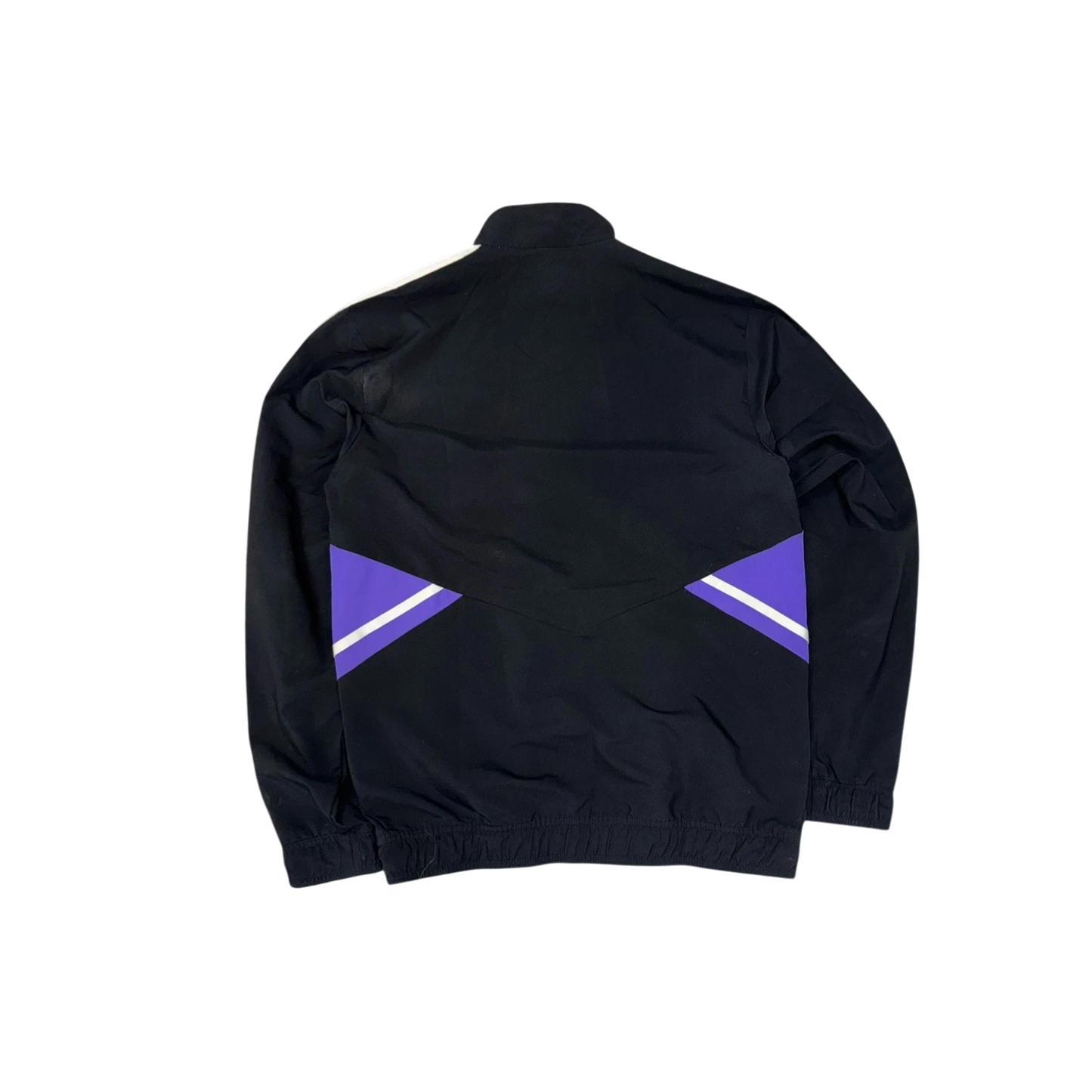 Veste de survêtement noire Adidas Real Madrid