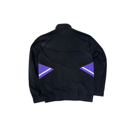 Veste de survêtement noire Adidas Real Madrid