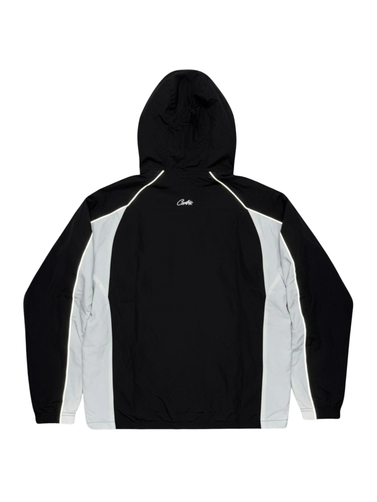 Corteiz Veste zippée à capuche noire/blanche