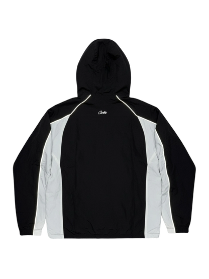 Corteiz Veste zippée à capuche noire/blanche