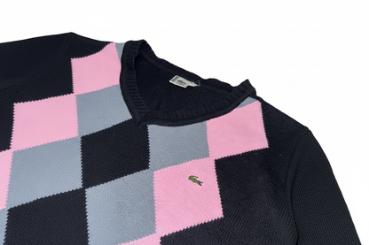 Lacoste Black Argyle Sweater Bild 2