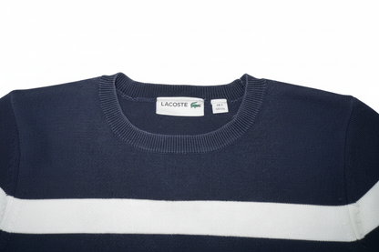 Lacoste Navy White Striped Sweater Bild 4